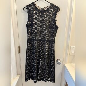 ELIE TAHARI LACE DRESS black